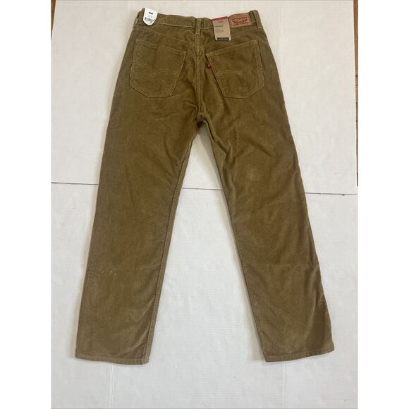 Levi's Men's Low Pro Mid Rise Straight Leg Corduroy Tan Brown Jeans Size 29 X 30 - Picture 2 of 8